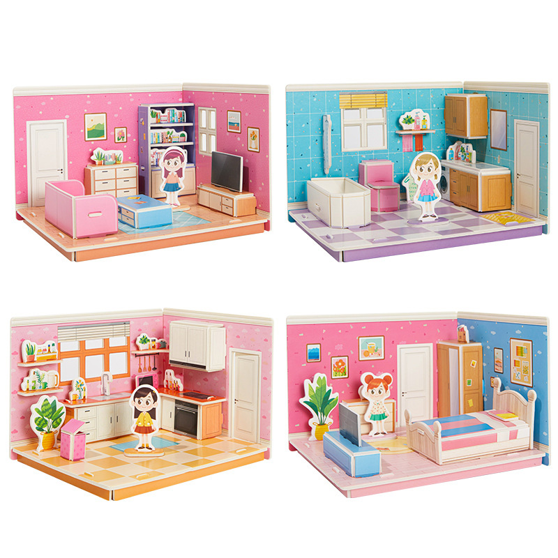 Kitchen Appliances Toys - 3D Stereo Puzzle kuchnia sypialnia salon