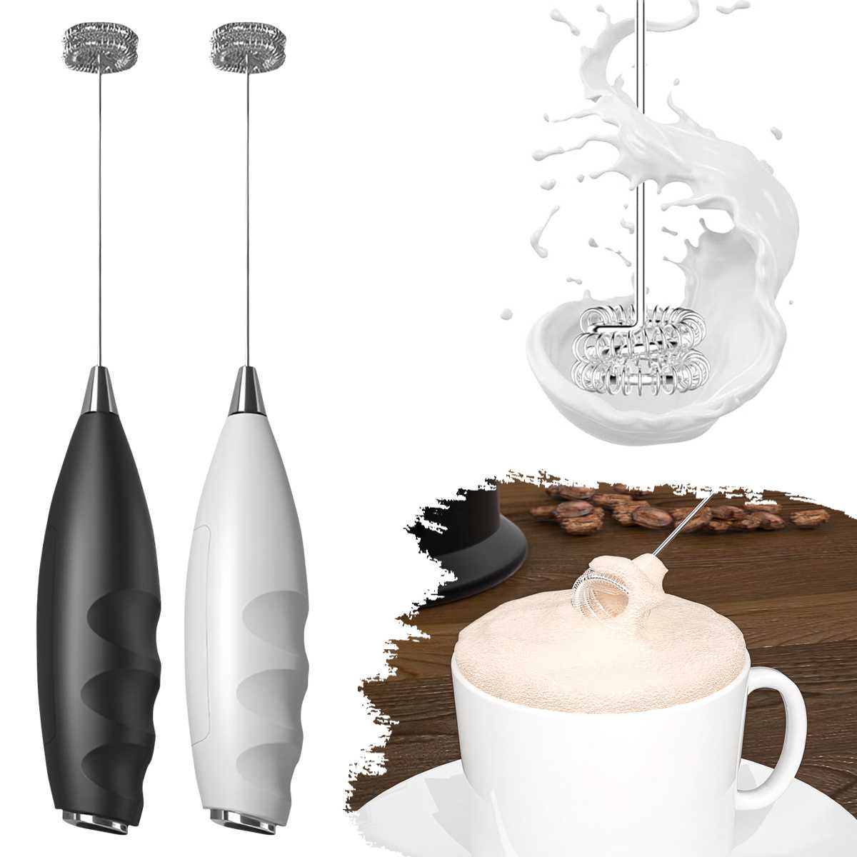 Kitchen Appliances Australia - Elektryczny spieniacz do mleka, trzepaczka elektryczna,