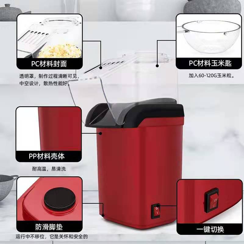 Kompaktowa elektryczna maszynk – Air Popcorn Maker recenzja i cena