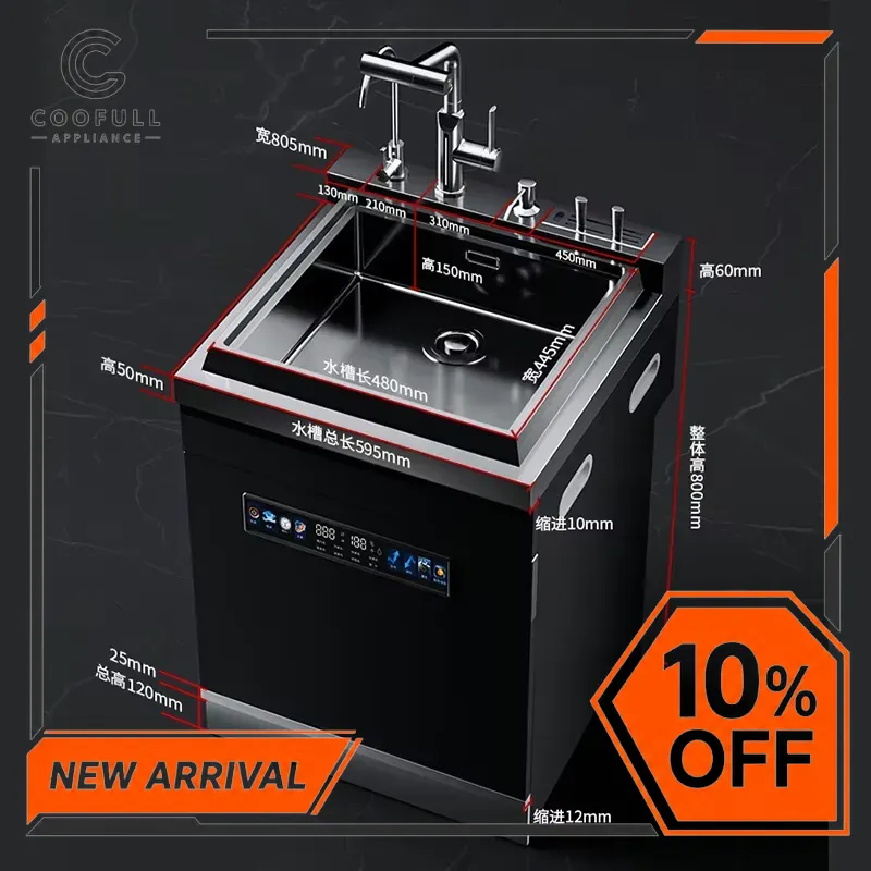 Zintegrowana z myjką zlewozmyw – Kitchen Appliances Built In recenzja i cena