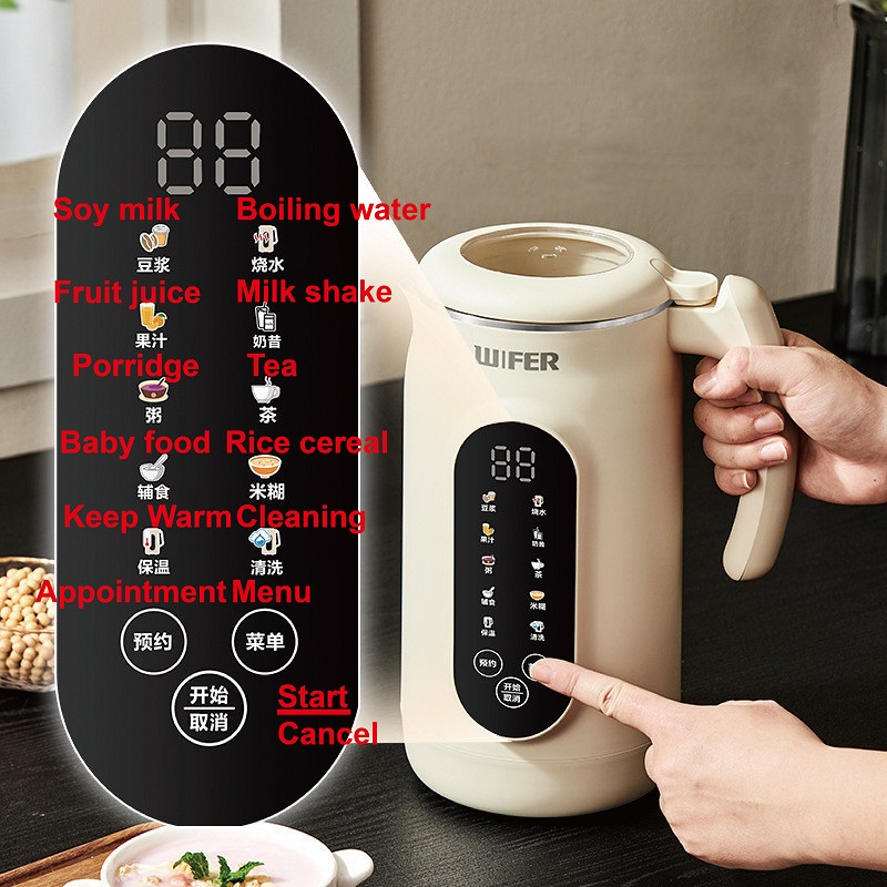 1,8-litrowy elektryczny wycisk – Soy Milk Maker recenzja i cena