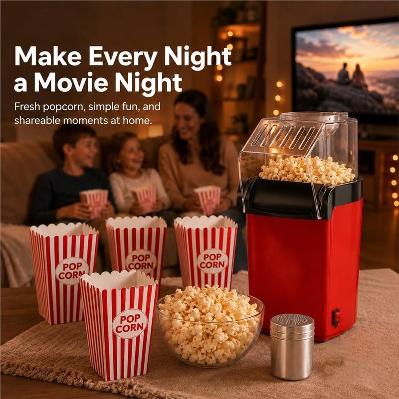 Maszyna do popcornu na gorące  – Air Popcorn Maker recenzja i cena