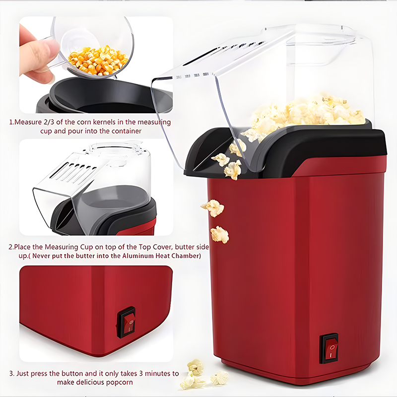 Mini automatyczna maszyna do r – Air Popcorn Maker recenzja i cena