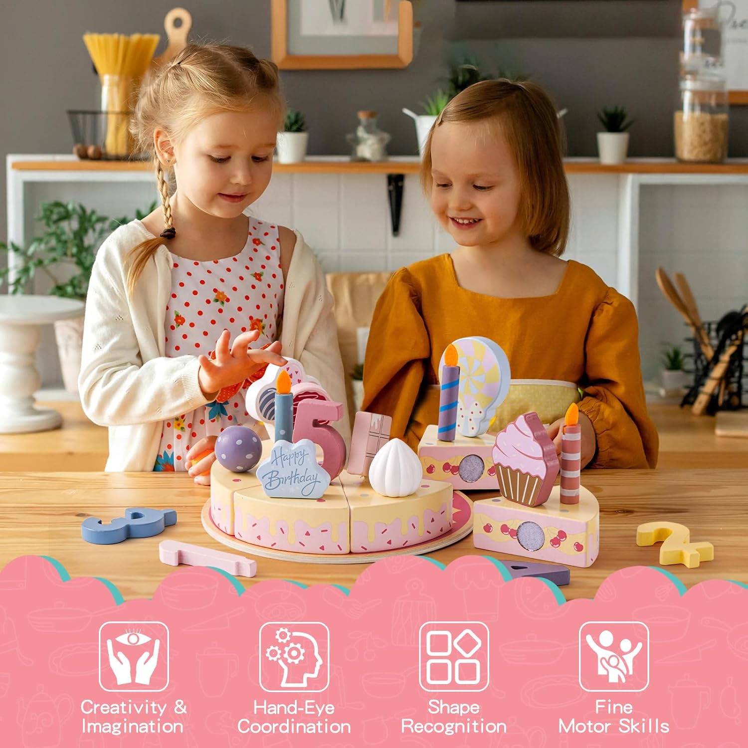 Royal Wooden Pretend Play Kitc – Kitchen Appliances Toys recenzja i cena